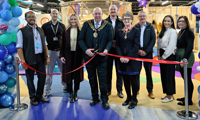 Barnsley Metrodome’s new children’s adventure play area officially opened