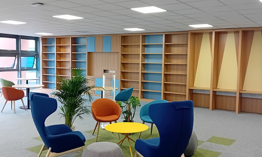 Library Refurbishment, WC Refurbishment, Roof Repairs & Roof Light Replacement Parkside School